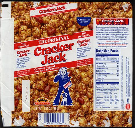 1994 metal cracker jack box|empty Cracker Jack boxes.